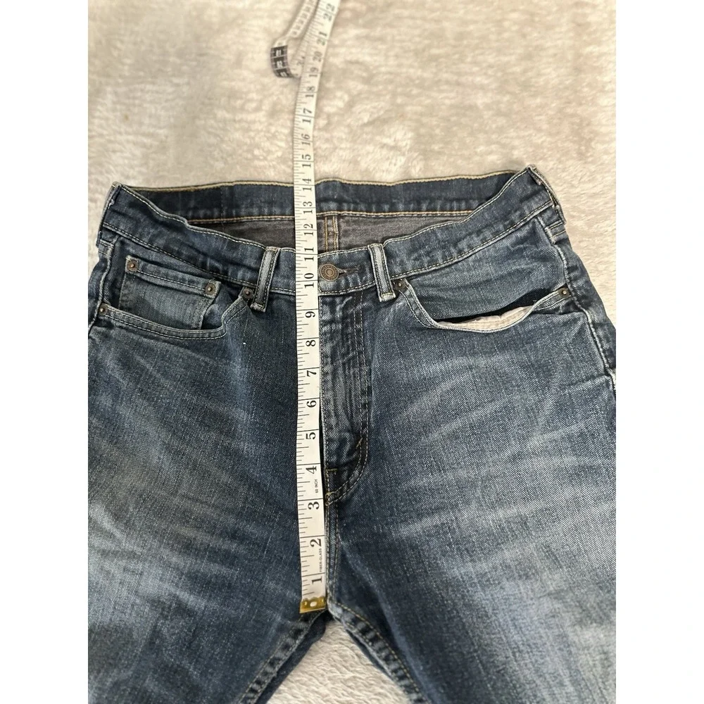 Levis 505 Mens Blue Straight Jeans Size‎ 32x30 Cotton Denim Pants